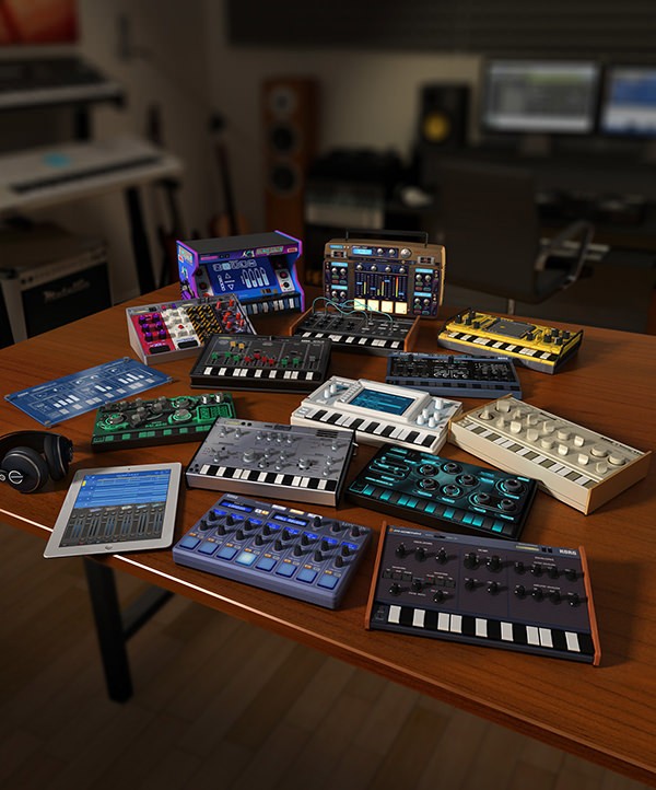 A collection of fifteen Gadgets