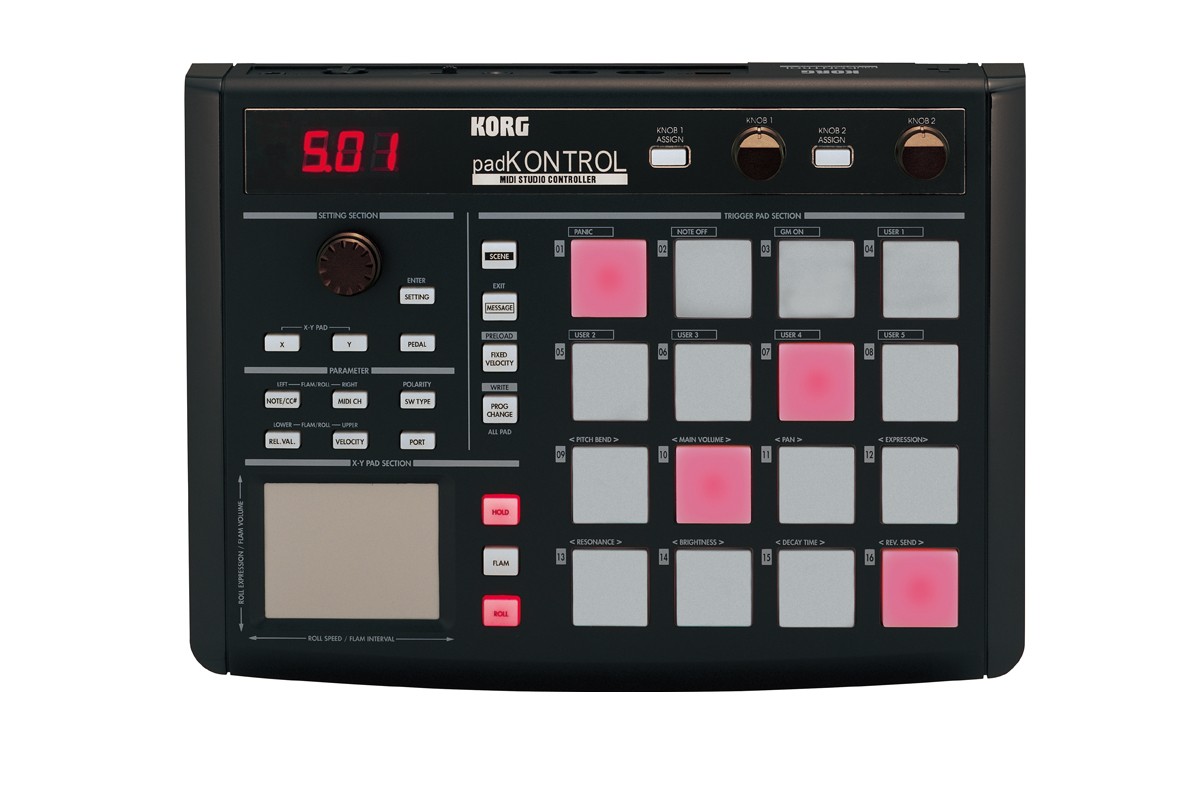 DTM・DAW KORG padKONTROL padKONTROL - MIDI STUDIO CONTROLLER | KORG (Argentina)