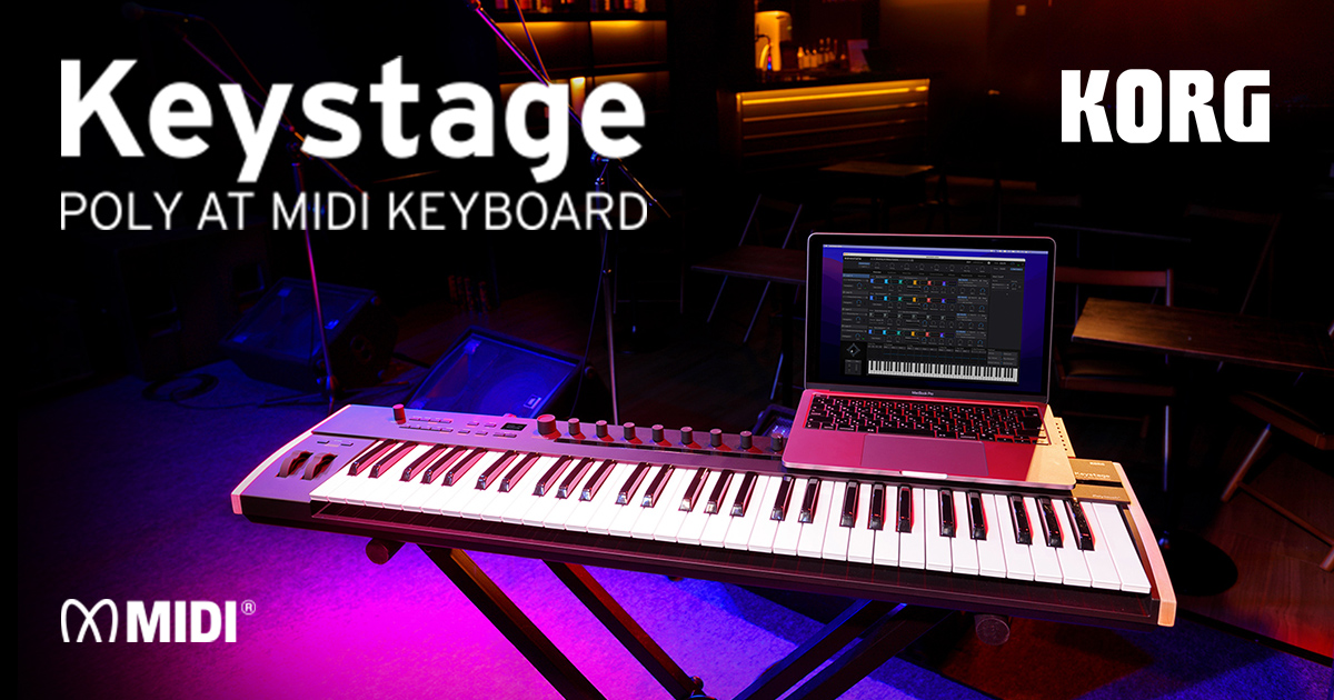 Keystage - POLY AT MIDI KEYBOARD | KORG (Australia)