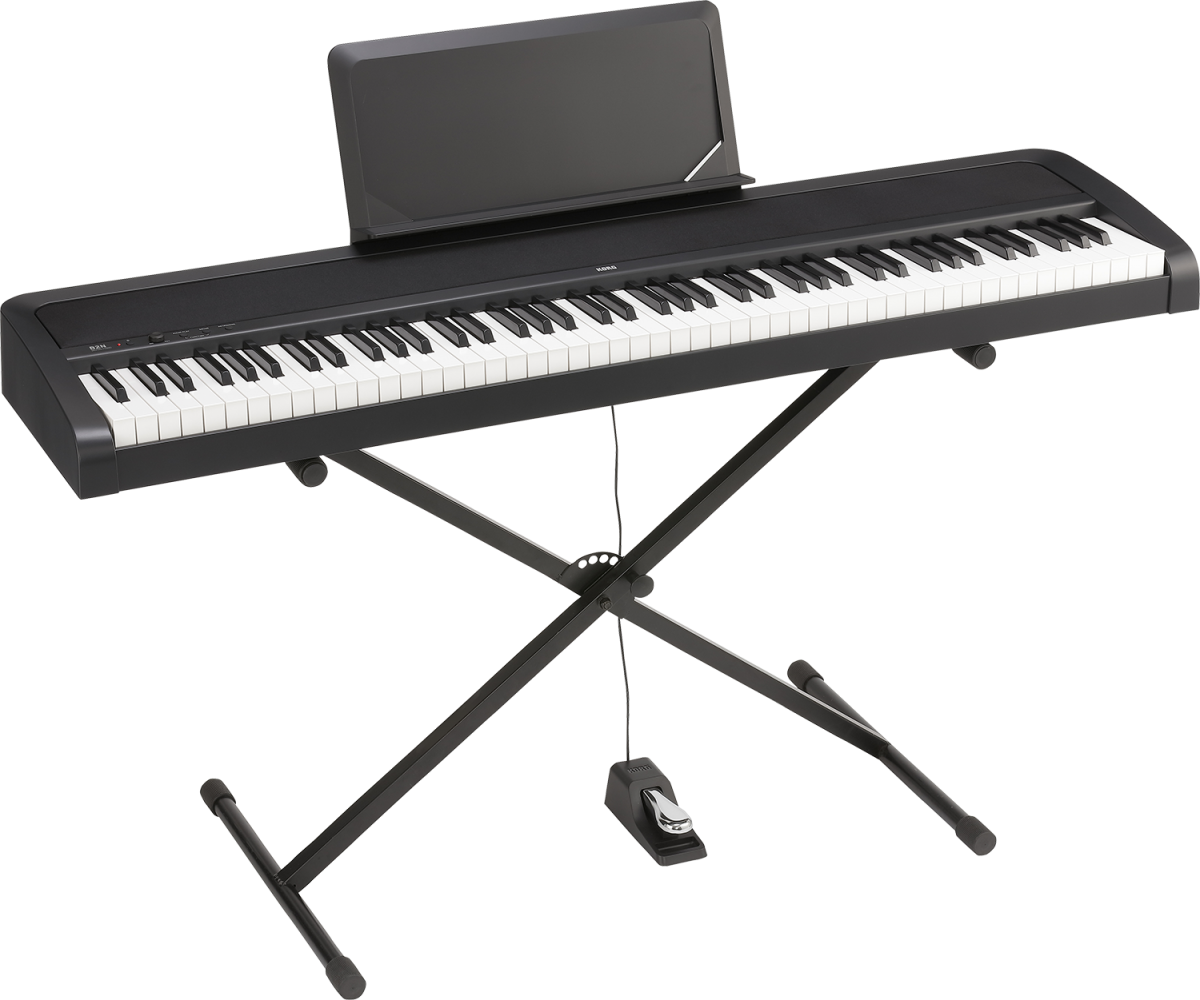 Korg C1 88-Key RH3 Keyboard Digital Home Piano (Brown Wood Finish