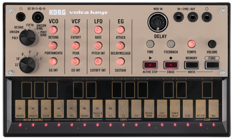 volca keys with midi keyboard