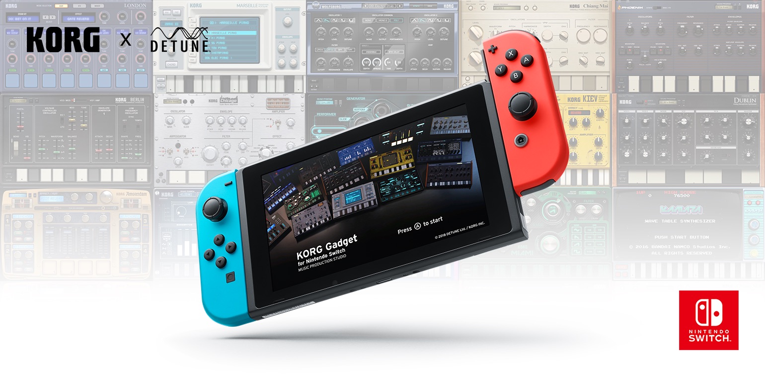 News | The newest version KORG Gadget for Nintendo Switch has been