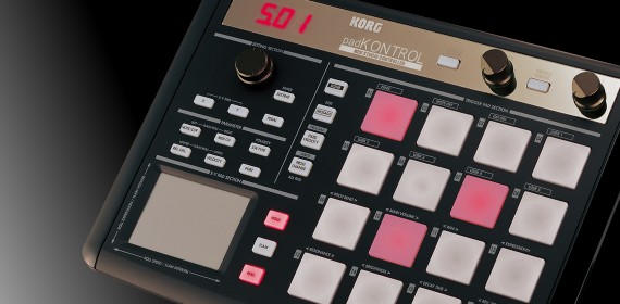 Features | padKONTROL - MIDI STUDIO CONTROLLER | KORG 