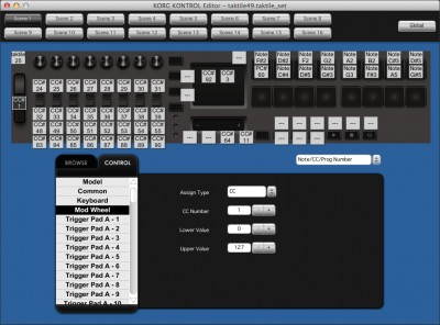 KORG KONTROL Editor