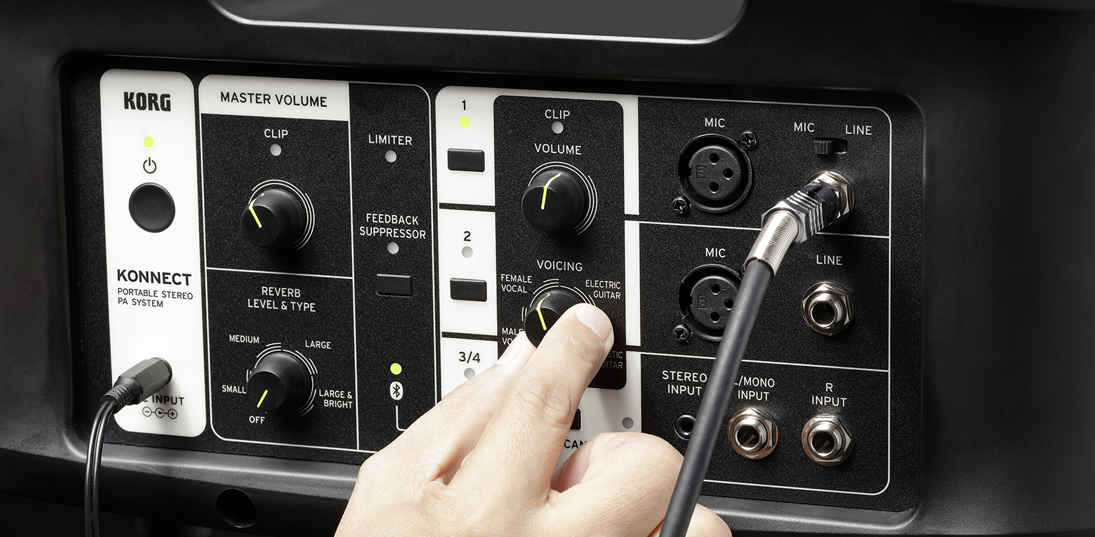 KONNECT - PORTABLE STEREO PA SYSTEM | KORG (Canada - EN)