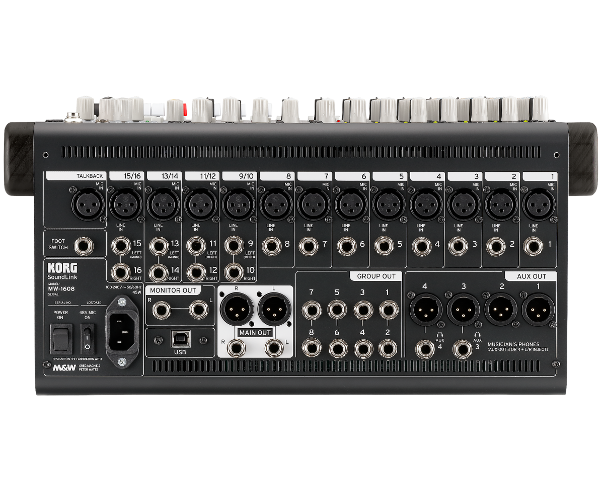 MW2408/1608 HYBRID ANALOG/DIGITAL MIXER (Canada EN)