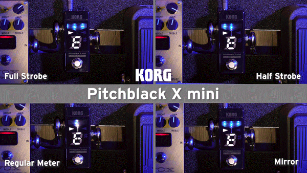 Korg PB-X - Accordeur chromatique au format pédale pour guitare et basse  electrique
