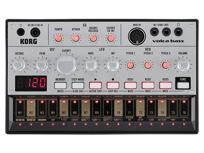 【10月中出品】KORG volca bass volca bass - ANALOGUE BASS MACHINE | KORG (Chile)