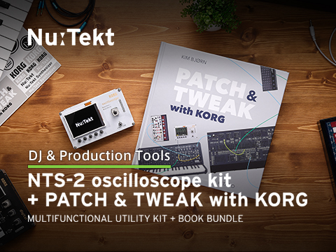 NTS-2 oscilloscope kit + PATCH&TWEAK with KORG