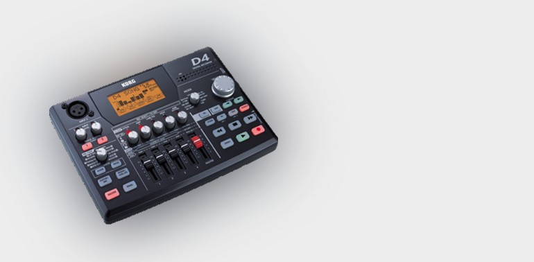 Funktionen | D4 - DIGITAL RECORDING STUDIO | KORG (EU - DE)