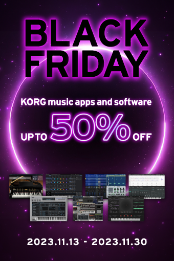 BLACK FRIDAY: KORG music apps & software - Up To 50% OFF Sale!