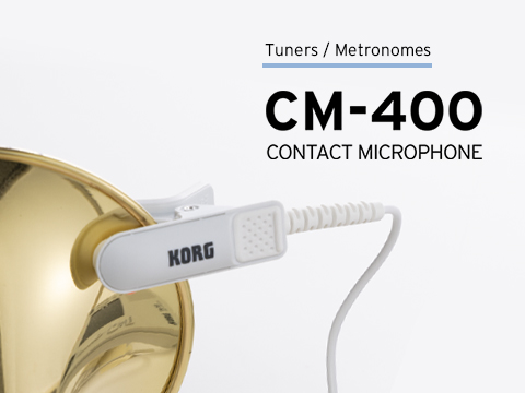 Microphone De Contact Korg CM-400 - Pour Accordeur TM70, Précision Maxi