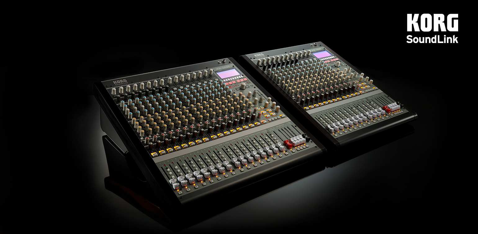 console de mixage audio et mixage sonore avec boutons et curseurs