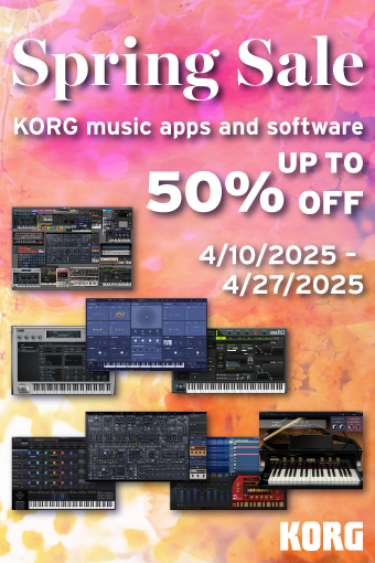 KORG music apps and software: Spring Sale