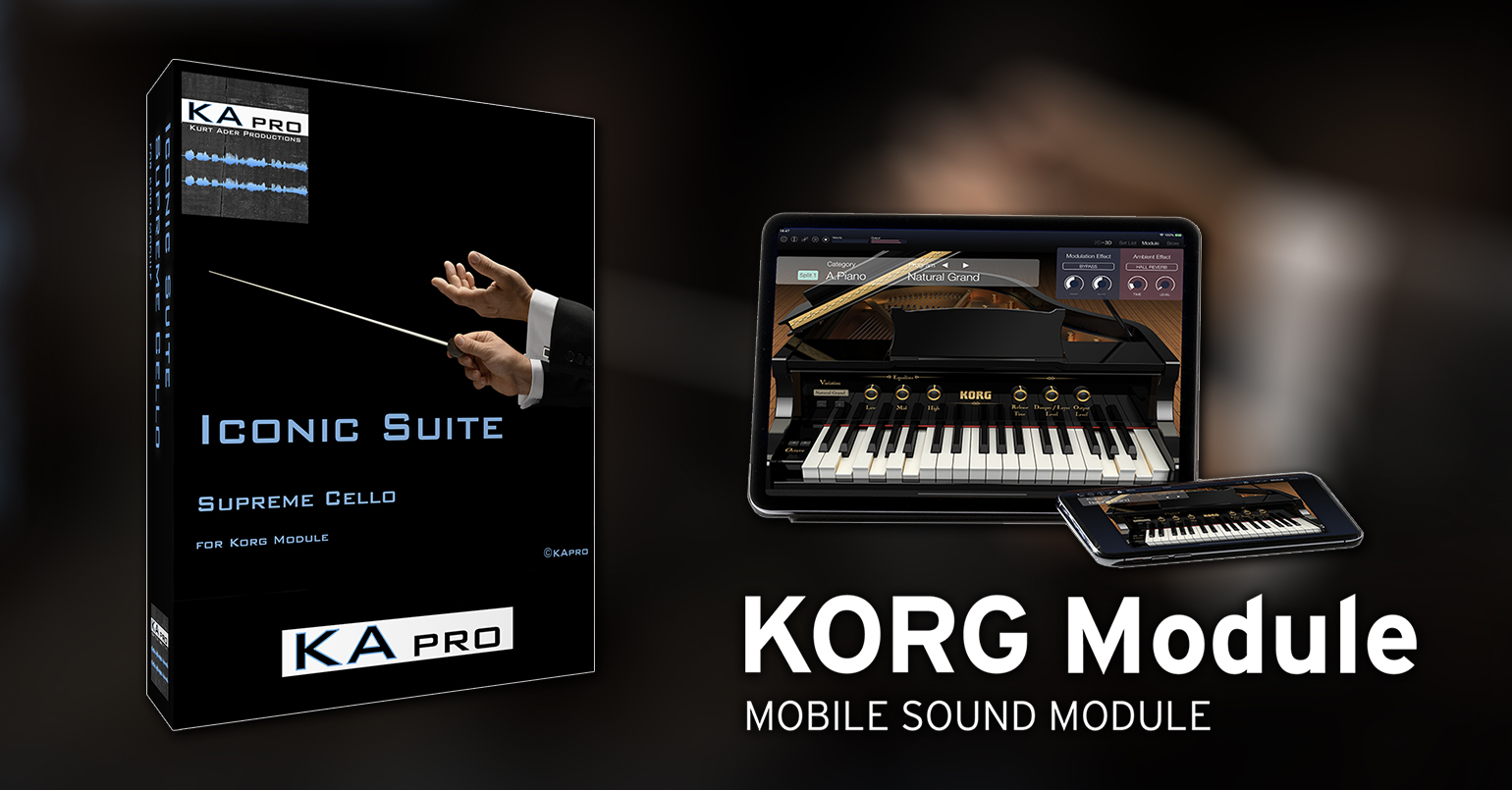 News, KApro Iconic Suite Supreme Cello: A New Sound Expansion Library  for KORG Module is Now Available. Introductory Sale!