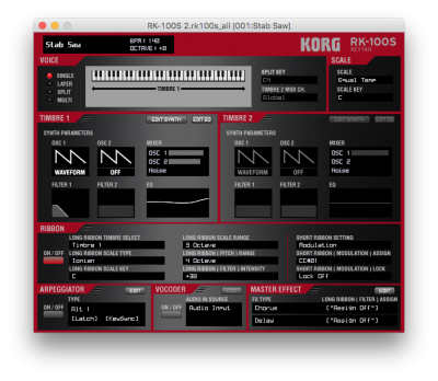 microkorg sound editor windows 10