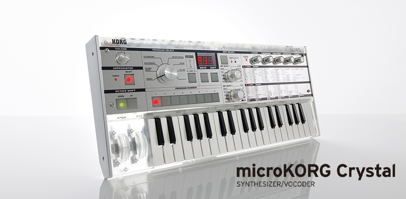 MicroKORG Crystal - SYNTHESIZER/VOCODER | KORG (Hong Kong)