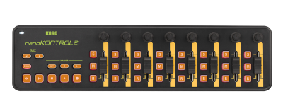 nanoSERIES2 BLYL/ORGR - SLIM-LINE USB KEYBOARD / CONTROLLER