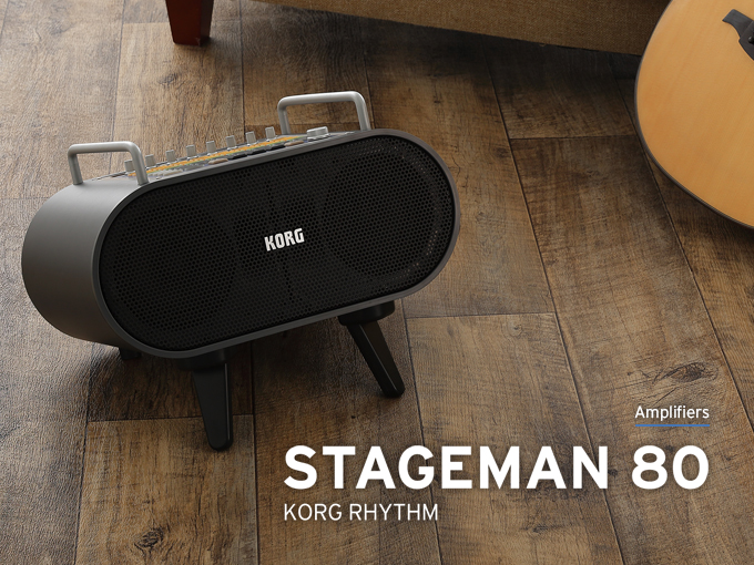 KORG STAGEMAN 80 リズムマシン付アンプ 【本体のみ】 STAGEMAN 80 - KORG RHYTHM | KORG (Hong Kong)