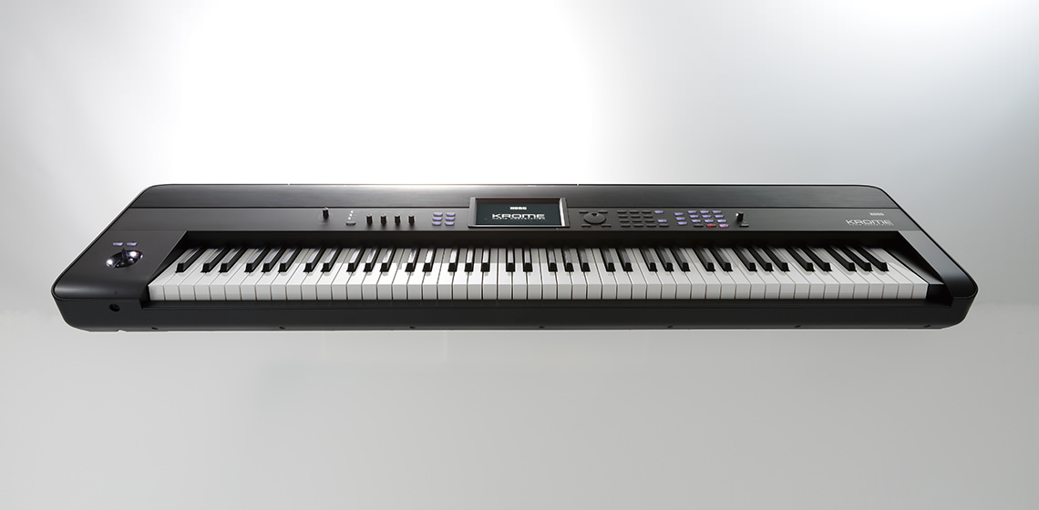 最新品低価J828-U25-419 KORG コルグ KROME クローム 61鍵盤 キーボードシンセサイザー 640プログラム 288コンビネーション USB搭載 音出し確認済み⑦ コルグ