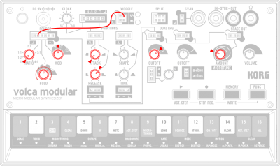 鍵盤楽器 volca modular(MICRO MODULAR SYNTHESISER) volca modular - MICRO MODULAR SYNTHESIZER | KORG (India)