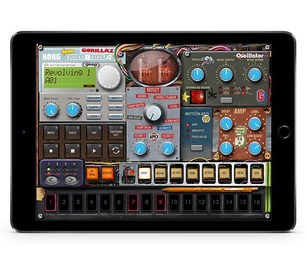 KORG iELECTRIBE Gorillaz Edition for iPad