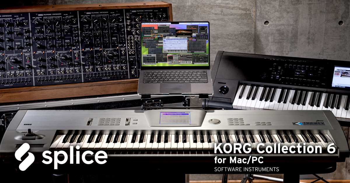 ニュース | KORG Collection 6 が Splice の Rent-To-Own に登場！月額