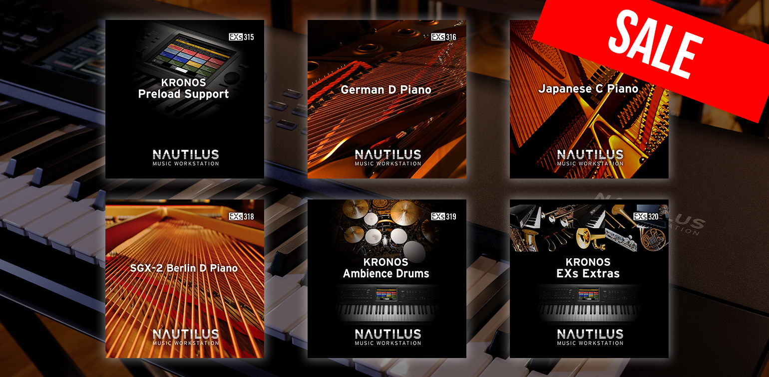 ニュース | KORG Shop - NAUTILUS、KRONOS Sound Librariesの販売を開始。 | KORG (Japan)