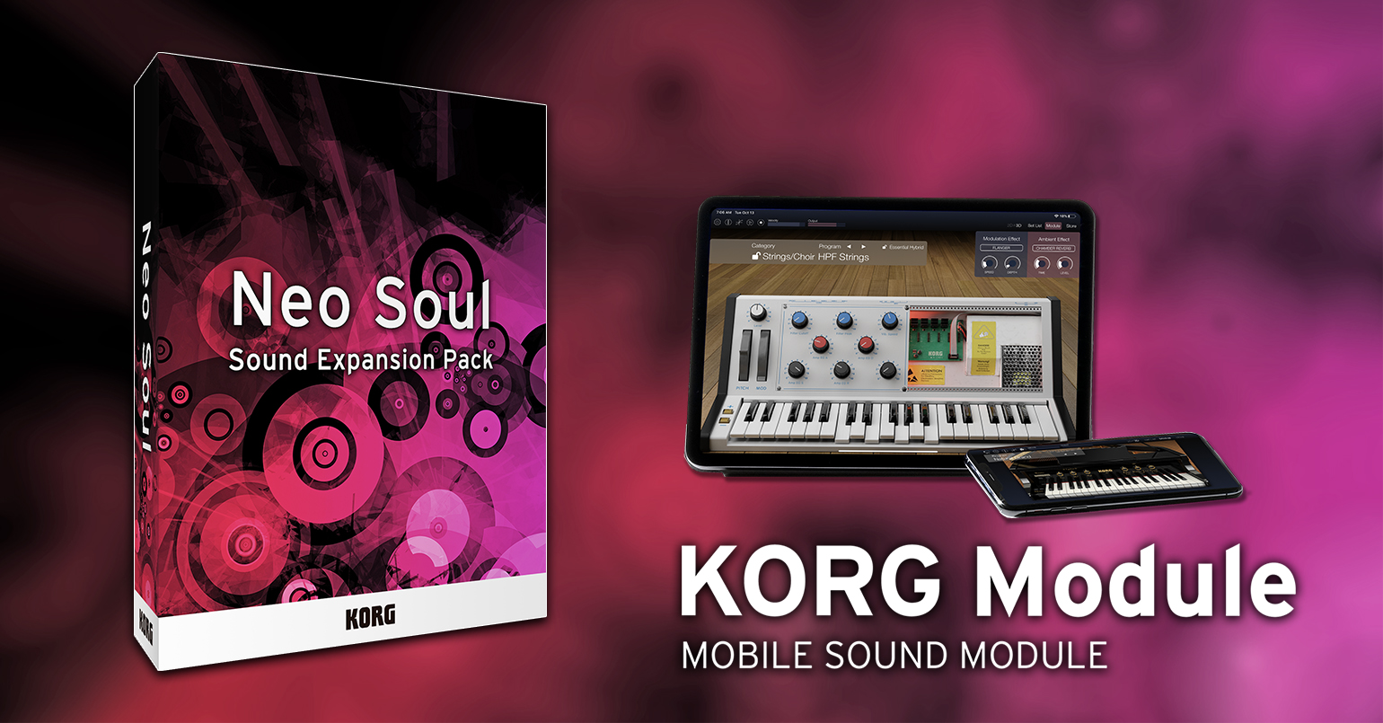 ニュース Neo Soul Korg Module に新しいエクスパンション サウンド パックが登場 Korg Japan