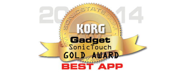 KORG Gadget - Sonic Touch Gold Award