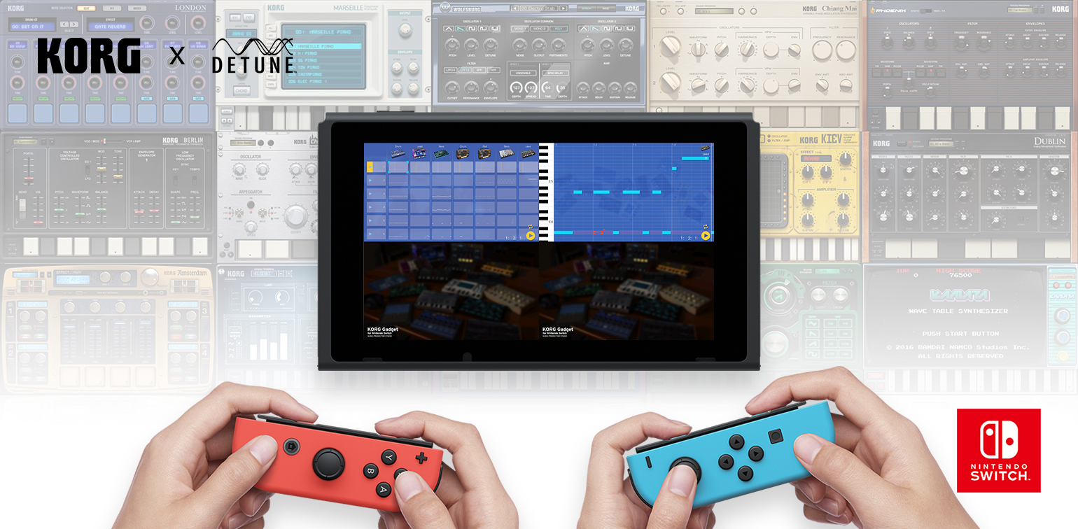 ニュース Joy Con の おすそわけ に対応した Korg Gadget For Nintendo Switch バージョン1 2 アップデートが登場 Korg Japan