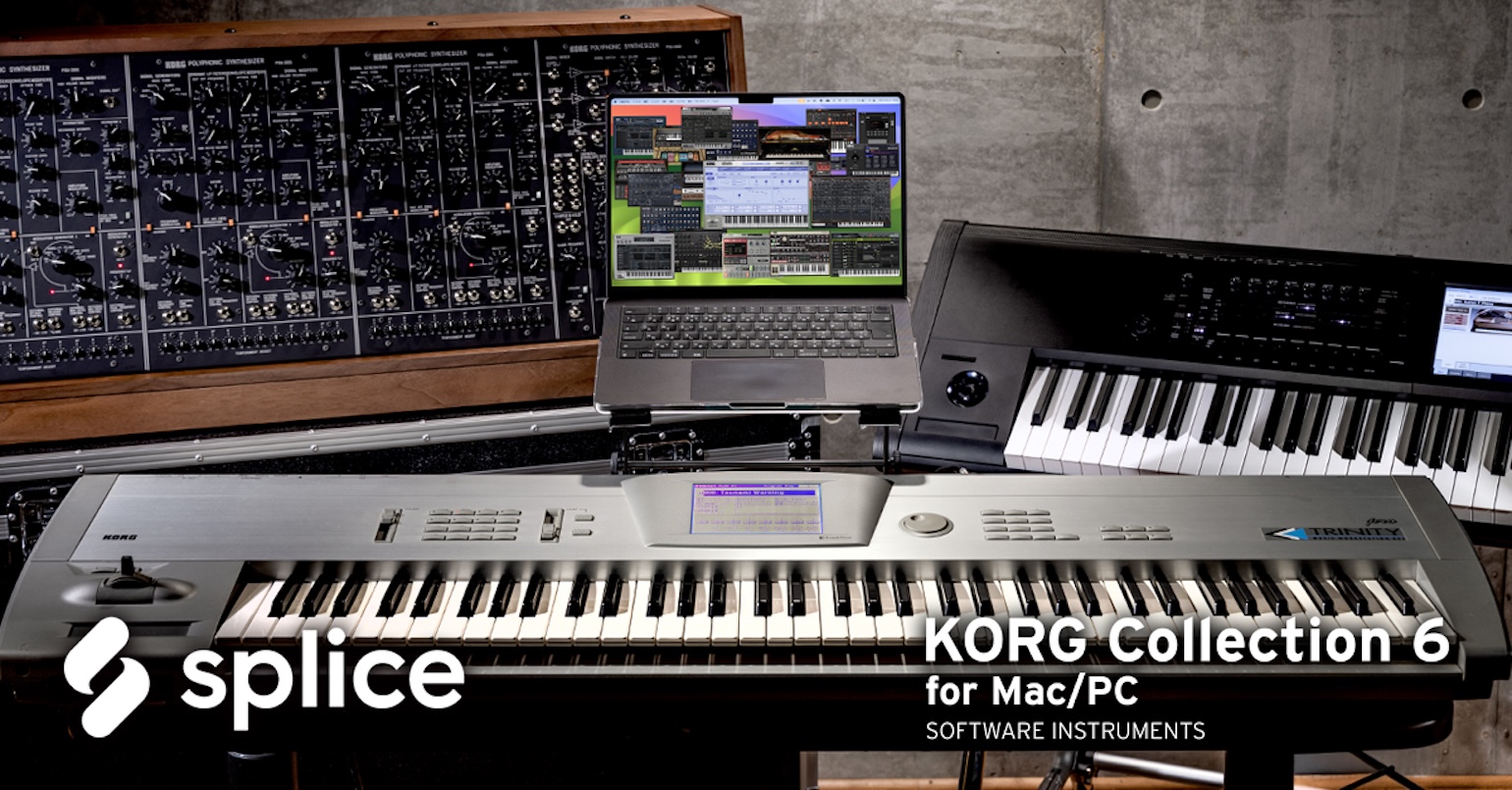ニュース | KORG Collection 6 が Splice の Rent-To-Own に登場！月額