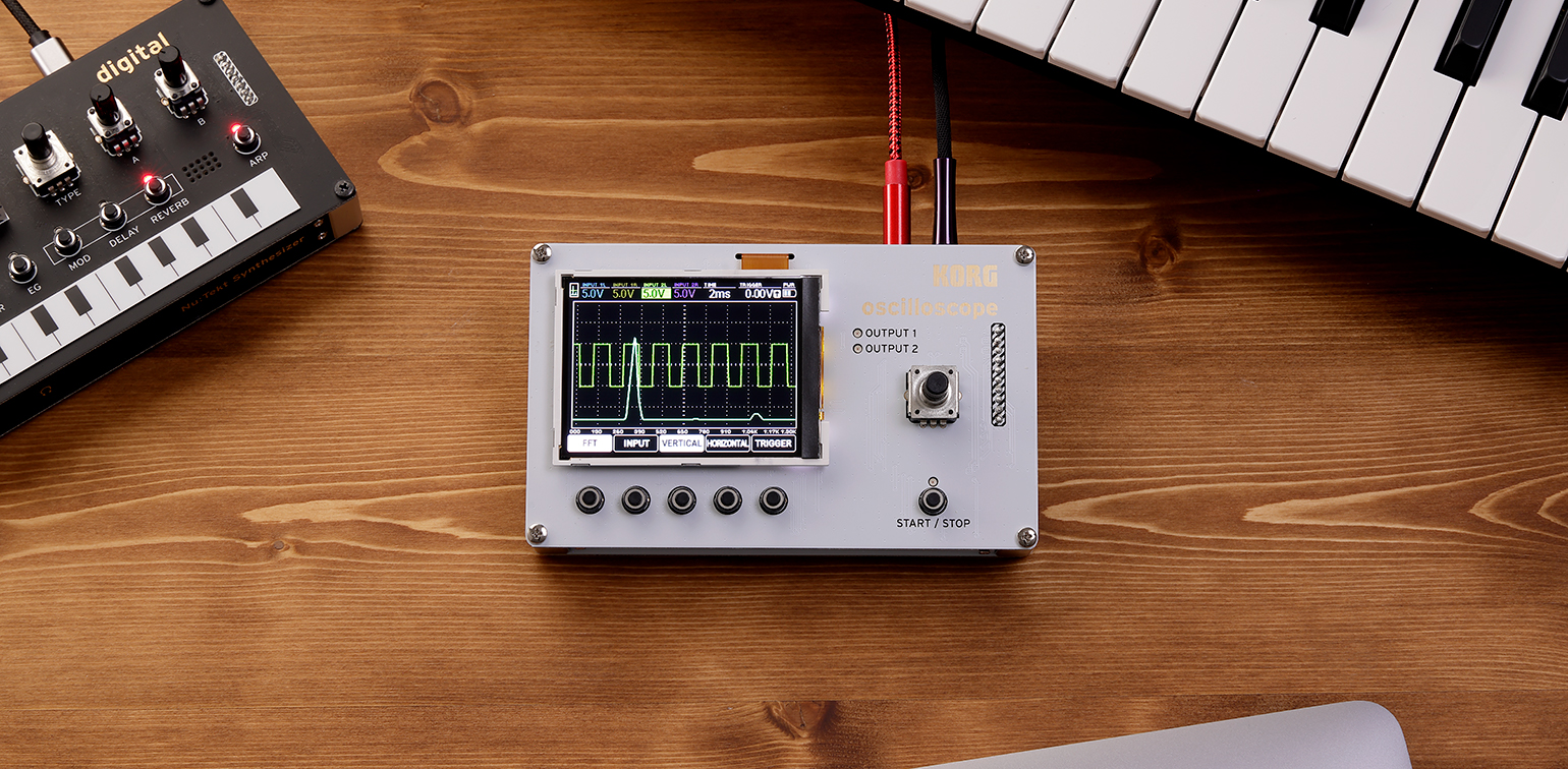 NTS-2 oscilloscope kit + PATCH & TWEAK with KORG - MULTIFUNCTIONAL