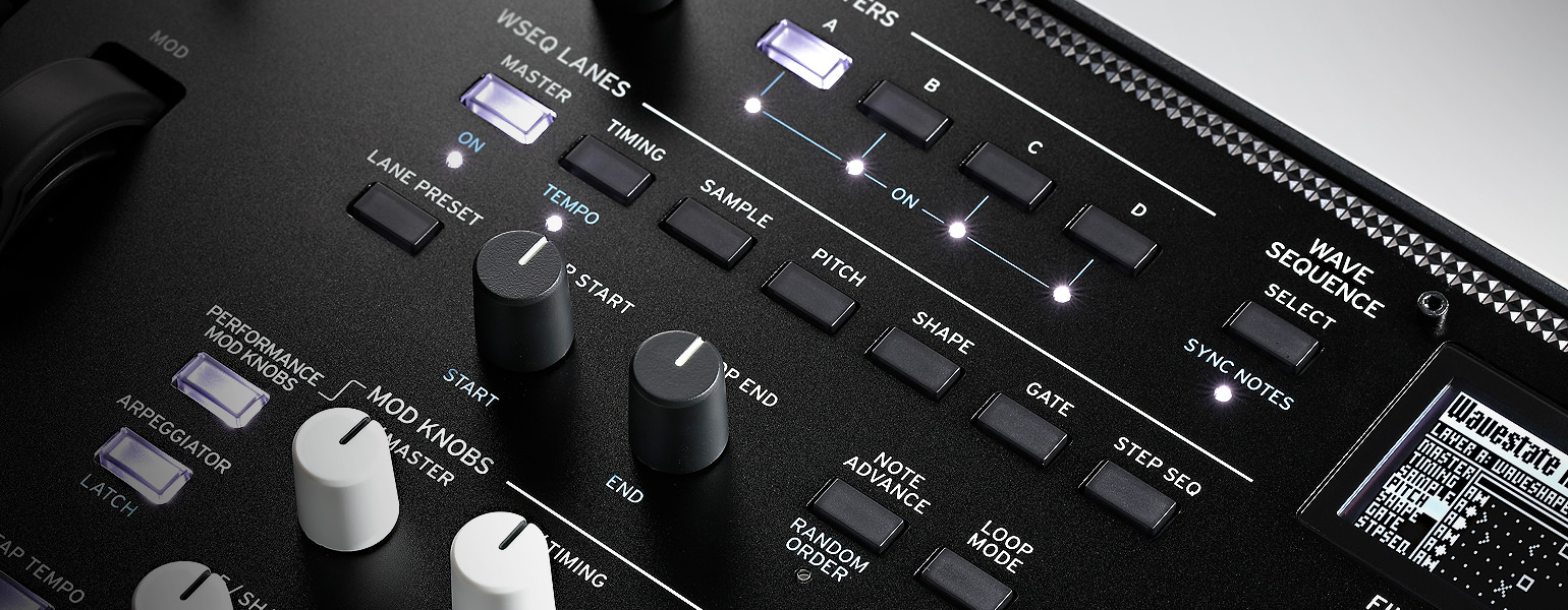 wavestate mk II - WAVE SEQUENCING SYNTHESIZER | KORG (Japan)