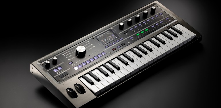 KORG microKORG 鍵盤に難アリ（専用マイク、ケース、アダプター付き 