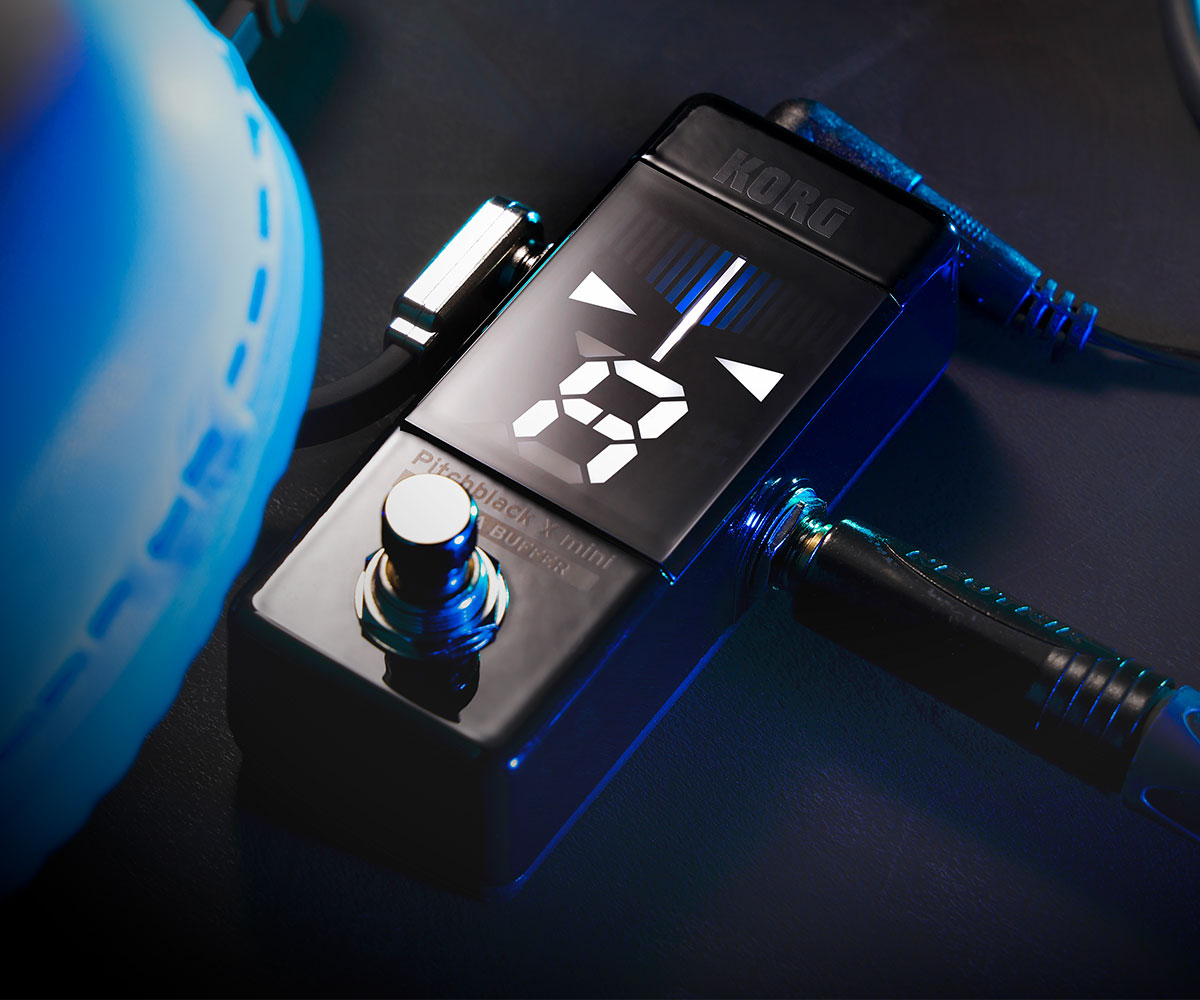 Pitchblack X mini - CHROMATIC PEDAL TUNER | KORG (Japan)