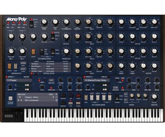 KORG Collection 5 for Mac/PC - SOFTWARE INSTRUMENTS | KORG