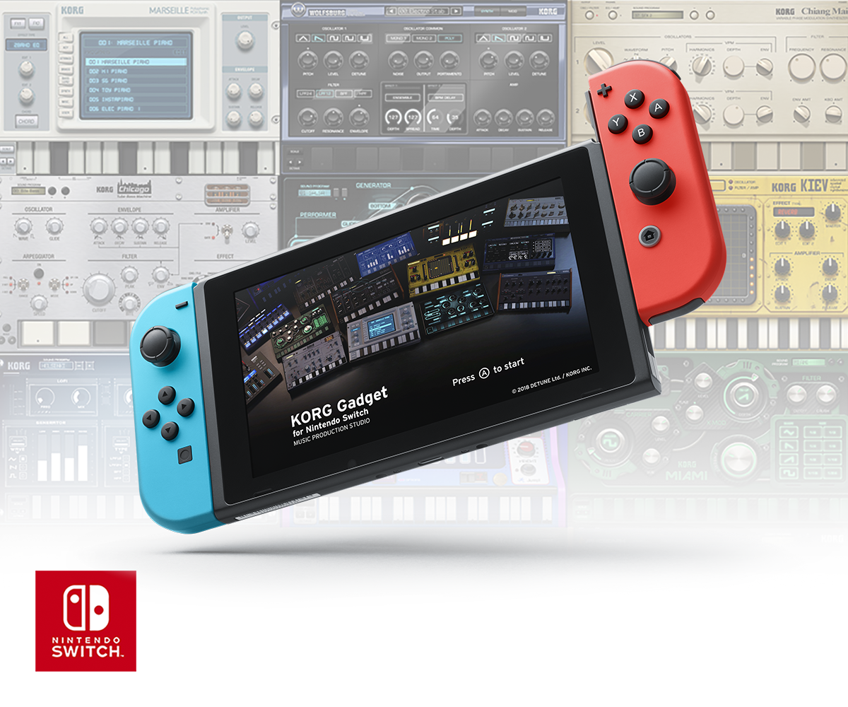 KORG Gadget for Nintendo Switch - MUSIC PRODUCTION STUDIO | KORG 