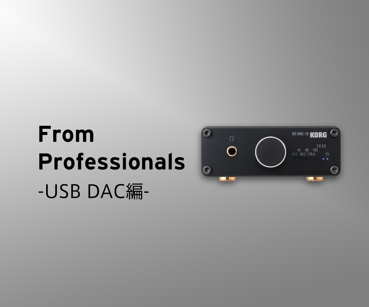 Comment | DS-DAC-10 - 1BIT USB-DAC | KORG (Japan)