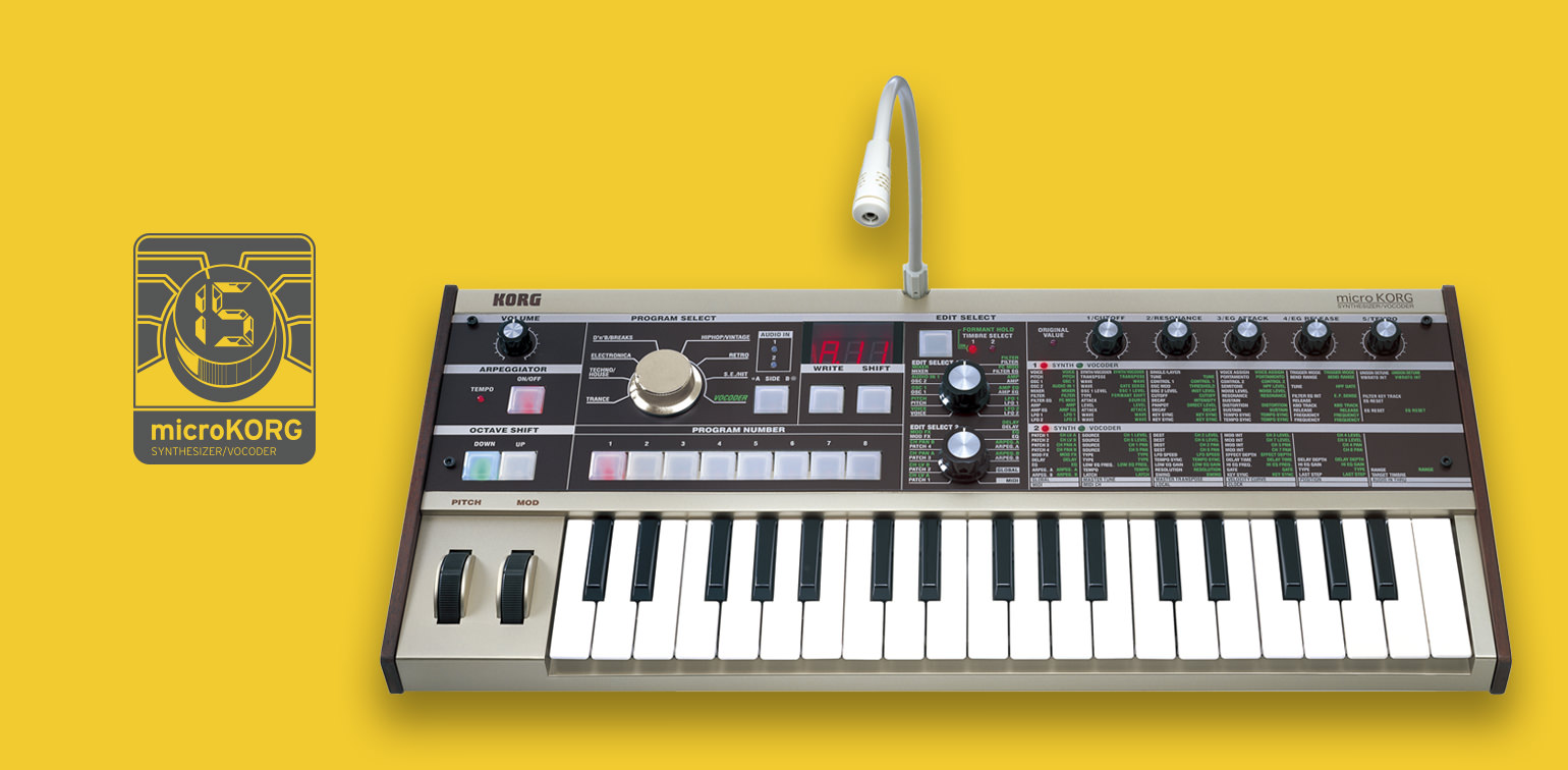 MicroKORG - SYNTHESIZER/VOCODER | KORG (Japan)