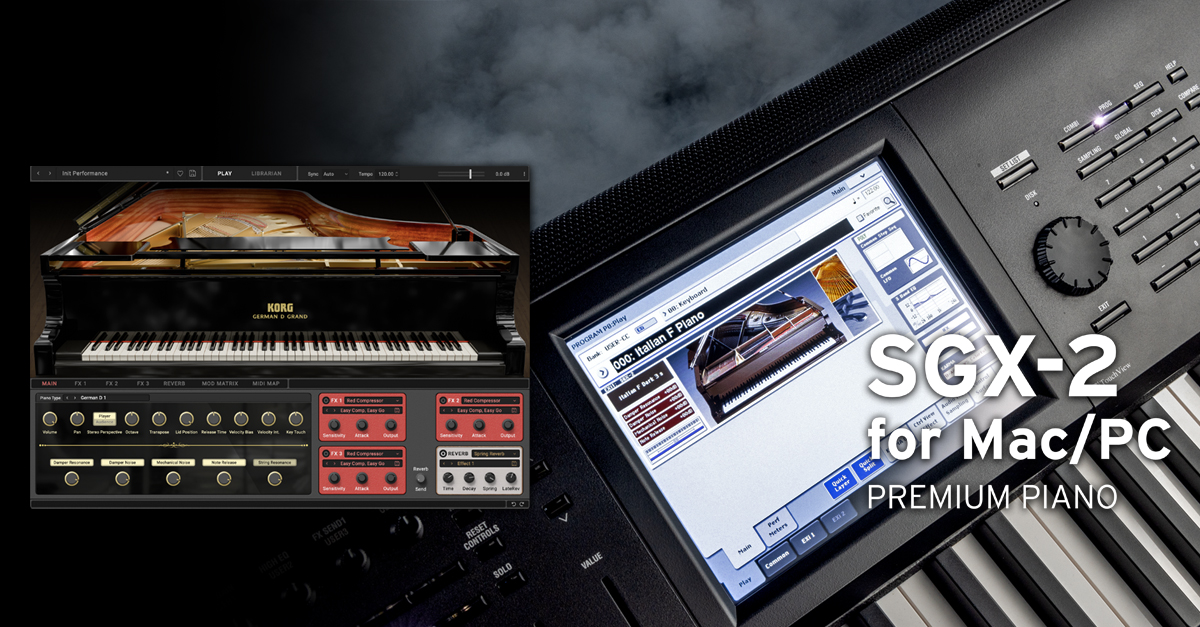 SGX-2 for Mac/PC - PREMIUM PIANO | KORG (Japan)