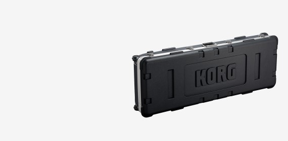 KORG　楽器ケース　ハード　キャスター付き　ブラック　ロゴ型押し　73鍵目安 HC-KRONOS2 73 BLK - HARD CASE | KORG (Japan)