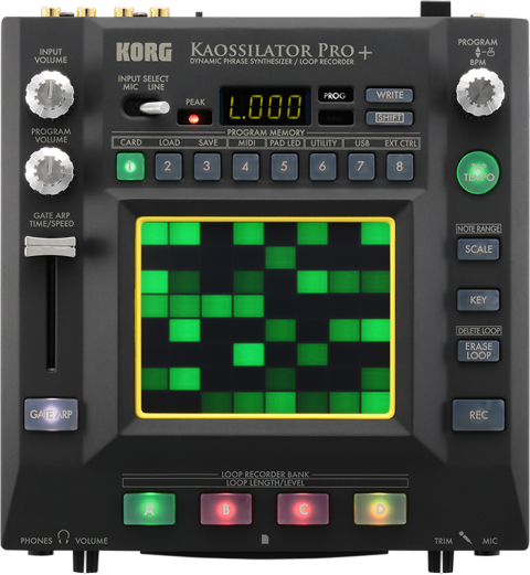 Features | KAOSSILATOR PRO+ - DYNAMIC PHRASE SYNTHESIZER/LOOP 