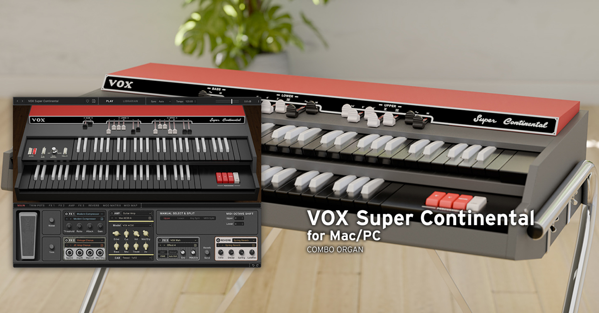 【スーパーセール】 ORGAN COMBO - Continental Super VOX | (Japan) KORG ピアノ曲