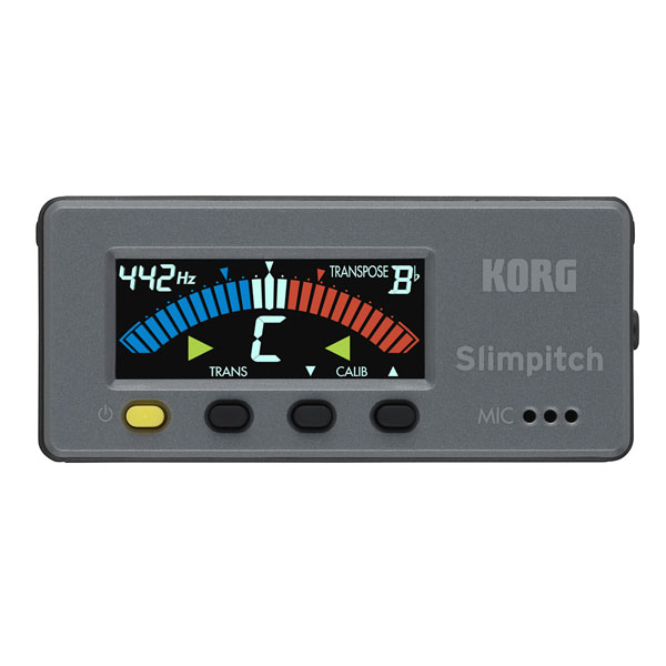 Slimpitch - CHROMATIC TUNER + CONTACT MICROPHONE | KORG (Japan)
