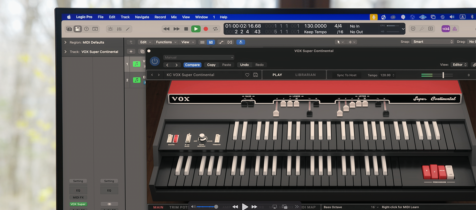 VOX Super Continental - COMBO ORGAN | KORG (Japan)