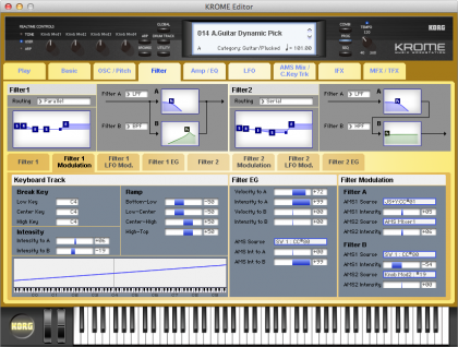 Features | KROME - MUSIC WORKSTATION | KORG (Japan)