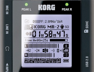 Features 2 | MR-2 - HIGH RESOLUTION MOBILE RECORDER | KORG (Japan)
