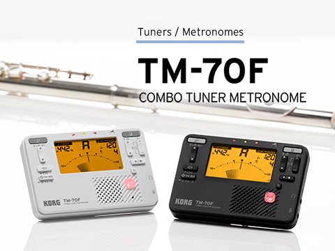 コンパクトなボディに機能満載。チューナーとメトロノームが一体