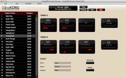 Features | KingKORG - SYNTHESIZER | KORG (Japan)